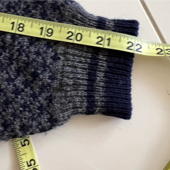 Sondre Norwegian Wool Pewter Clasp Birdseye Patterned Nordic Winter Ski Sweater - Picture 11 of 13